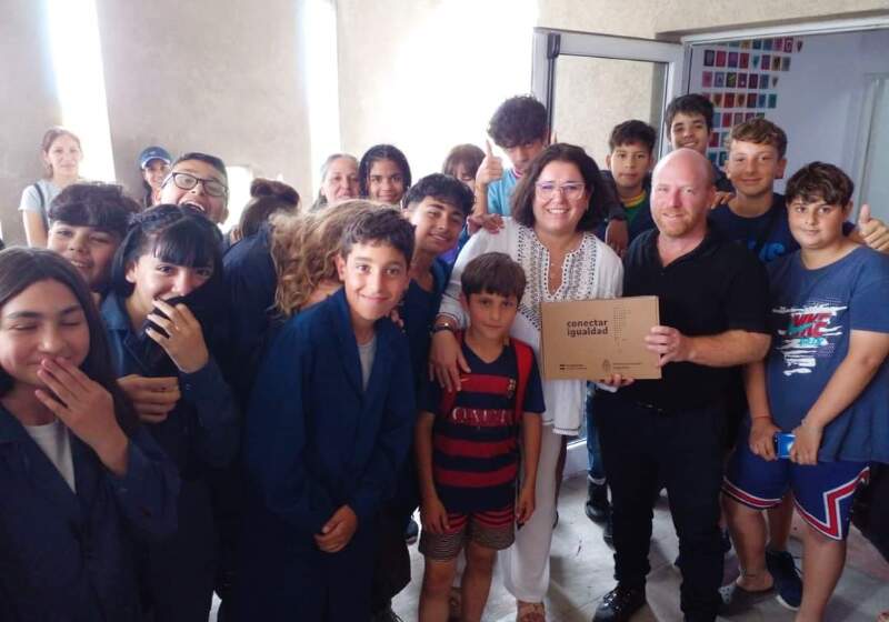 Fueron beneficiados más de 100 alumnos/as de la Escuela Secundaria Técnica Nº2 y la  Escuela Secundaria Nº6 
