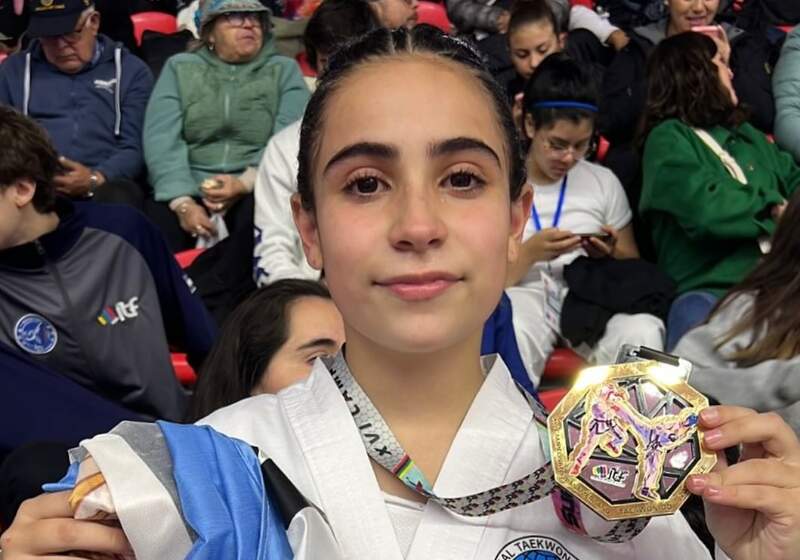 La joven deportista oriunda de General Pirán, logró el primer podio de la competencia que finaliza el 10 de mayo. 