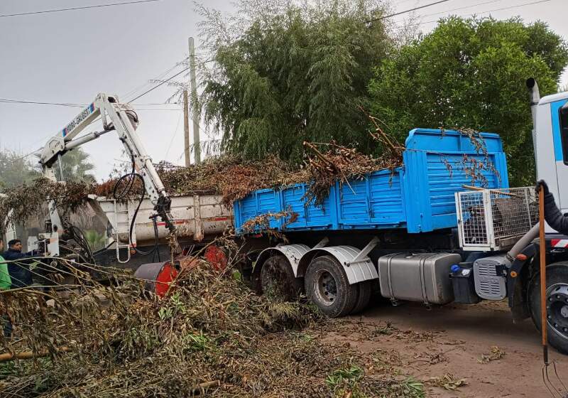 Así lo informaron desde la Delegación Santa Clara que realiza tareas de limpieza en distintas zonas.