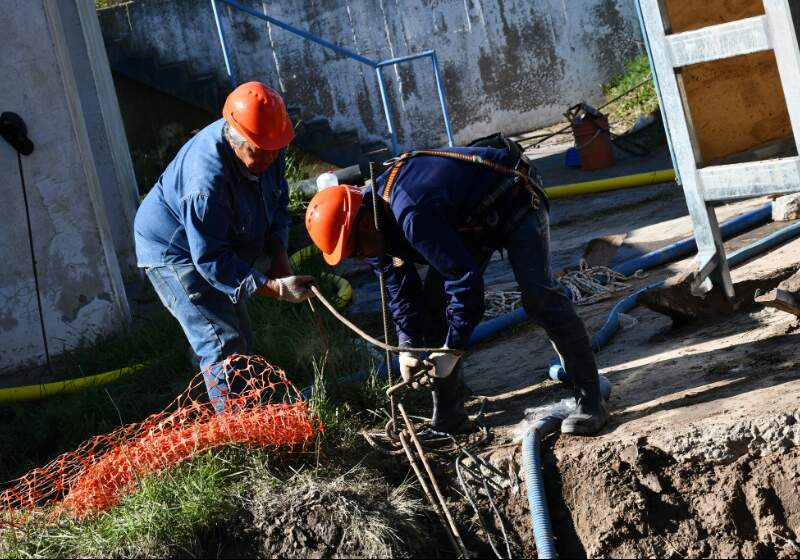 La obra comprende el reemplazo de un total de 860 metros de tuberías