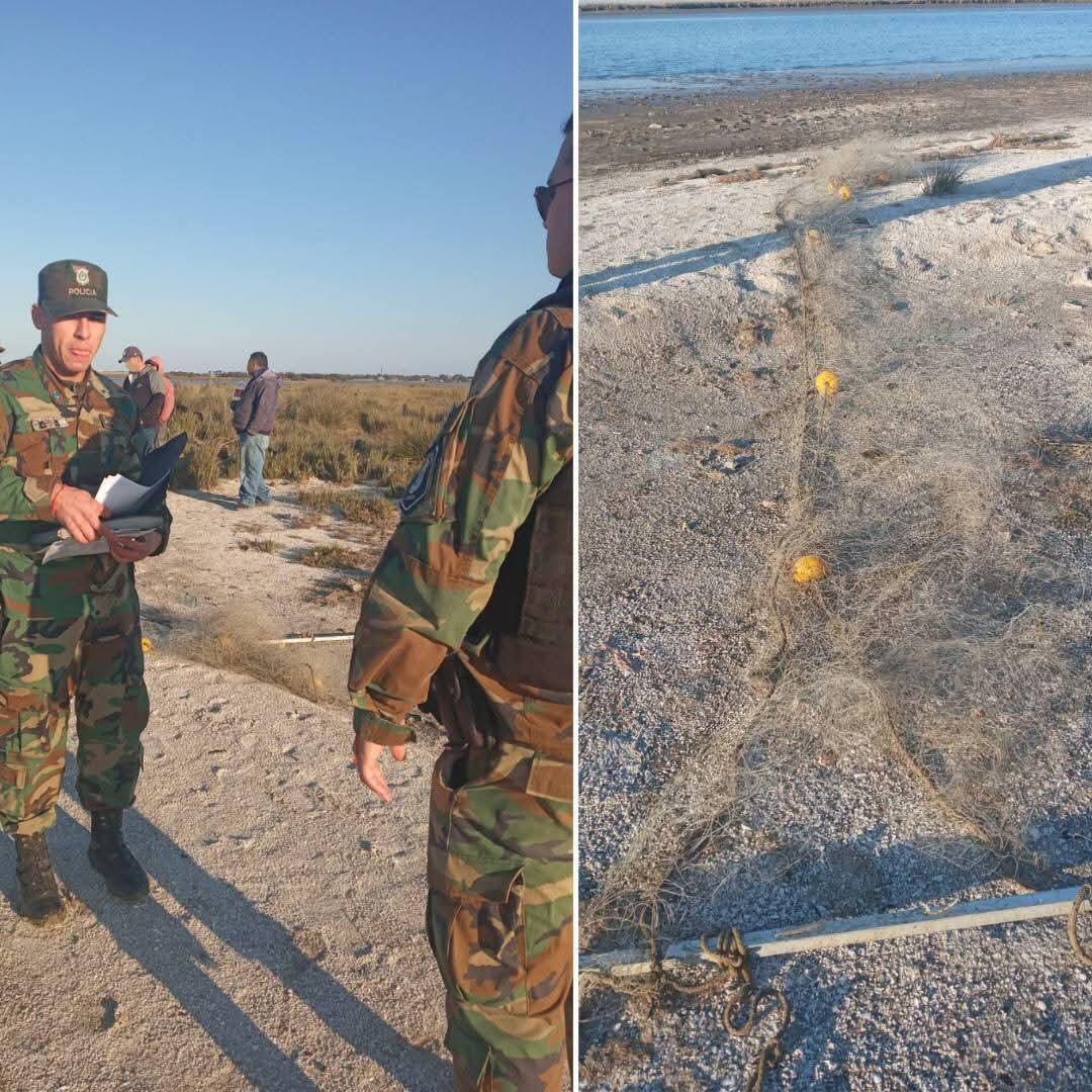 Sanciones por pesca Ilegal en la Albufera de Mar Chiquita 