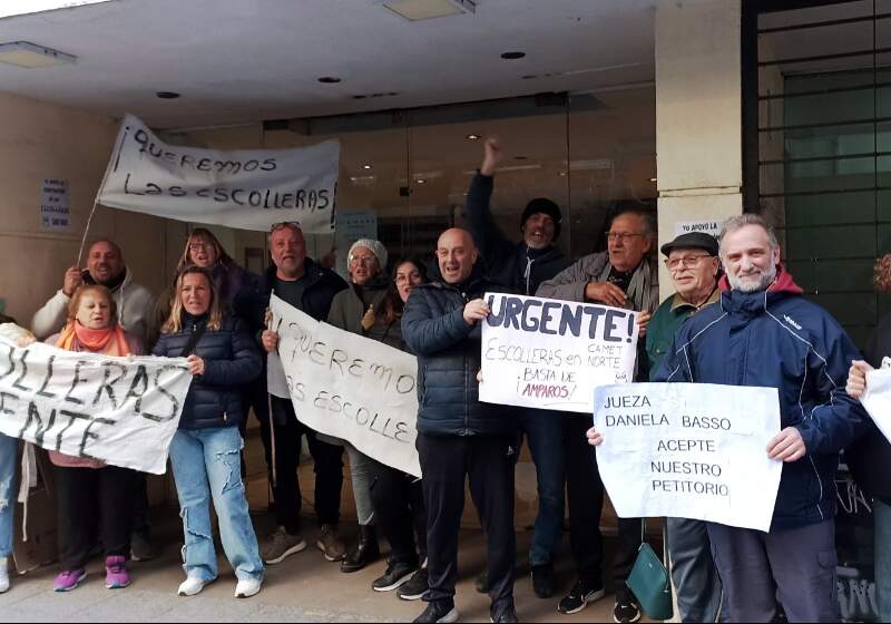 Vecinos reclamaron por la reactivación de la obra de escolleras en Camet Norte