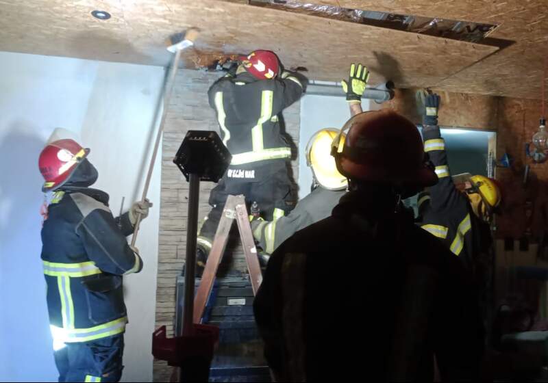 El hecho se registró este viernes en una vivienda ubicada en calle Derqui. No hubo personas heridas y los daños materiales fueron menores.