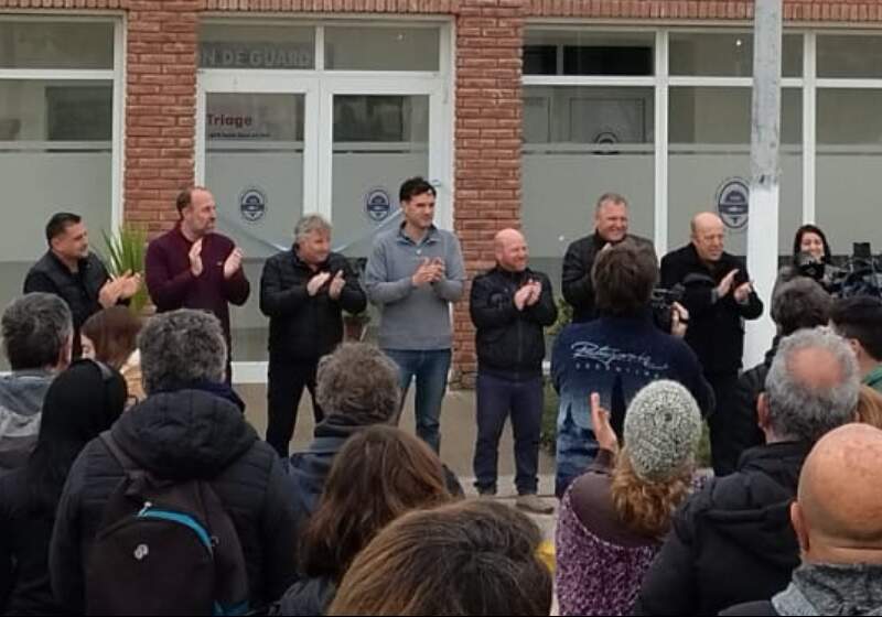 El intendente Wischnivetzky inauguró la primera etapa de ampliación del Centro de Atención Primaria de la Salud (CAPS) de Santa Clara del Mar.