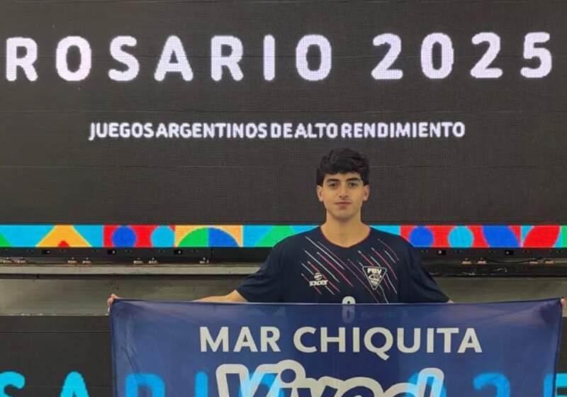 Fermín Biscaldi representó a Mar Chiquita en los Juegos JADAR