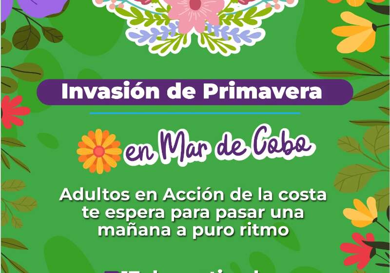Adultos en Acción se reunirán en Mar de Cobo este miércoles