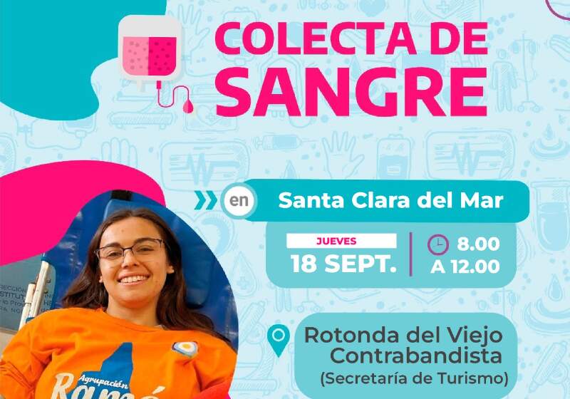 Realizarán colecta de sangre en Santa Clara