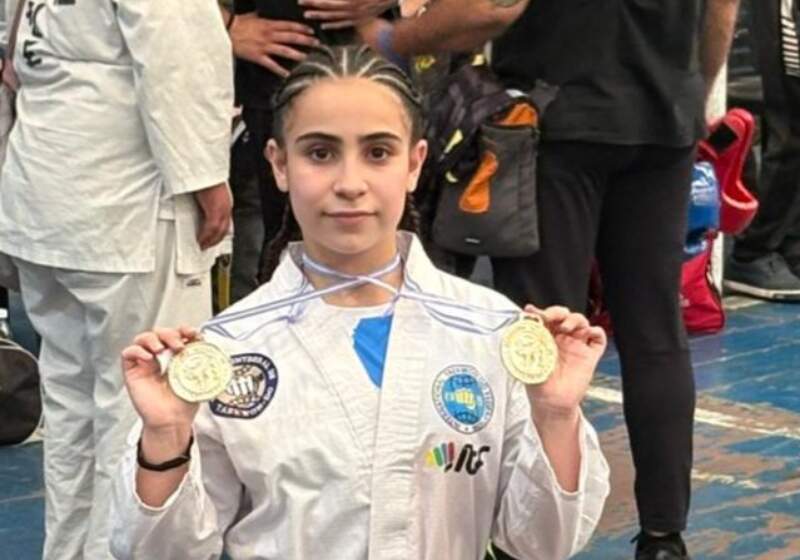 Felicitas Soule logró dos oros en el Nacional de Taekwon-Do