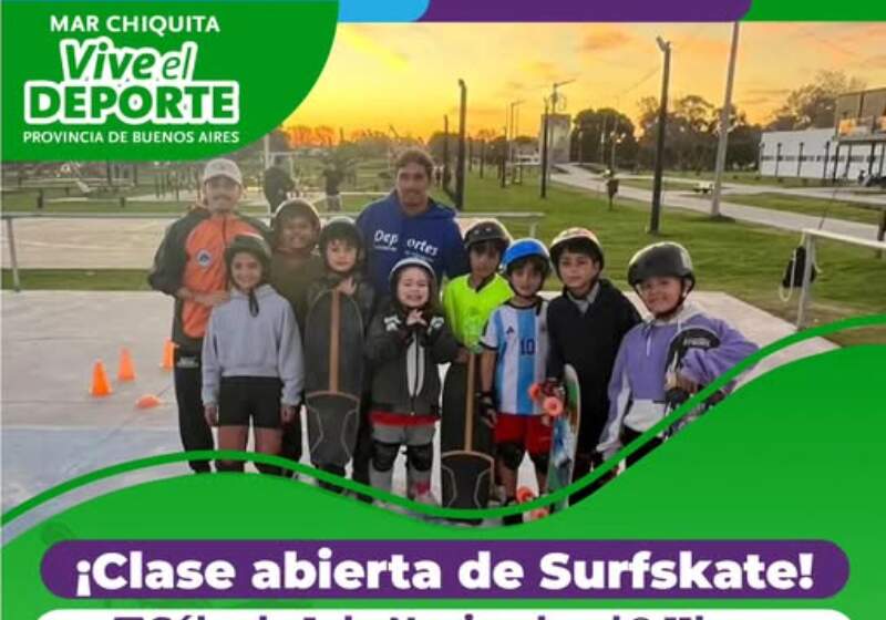 Clase abierta de Surfskate este sábado en Santa Clara