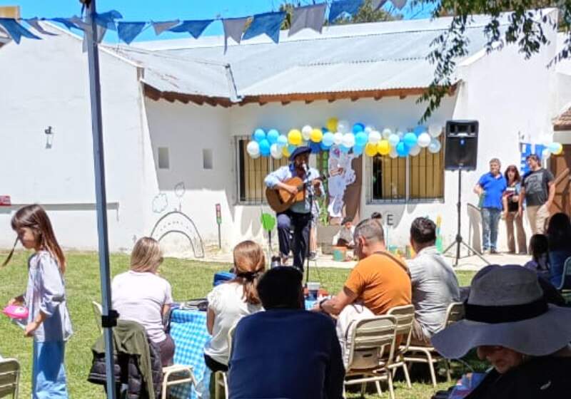 Germán Montes participó de la Peña por el Día de la Tradición en el Jardín 904