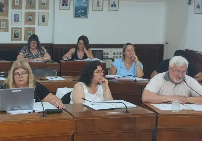 Seis concejales de la oposición no bajaron al recinto que logró el mínimo con la participación de Patricia Heltner.