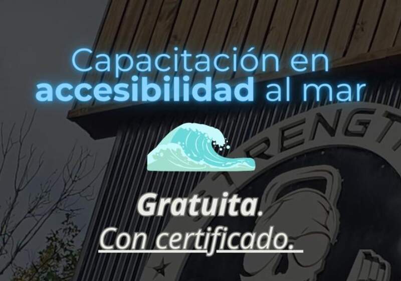 INAREPS brindará formación sobre accesibilidad en playas de Mar Chiquita