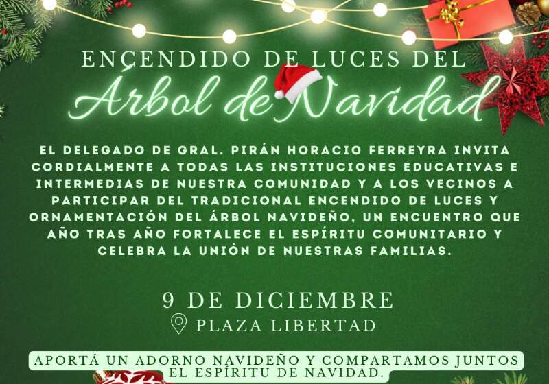 El delegado Horacio Ferreyra convocó a instituciones y vecinos para compartir el espíritu comunitario.