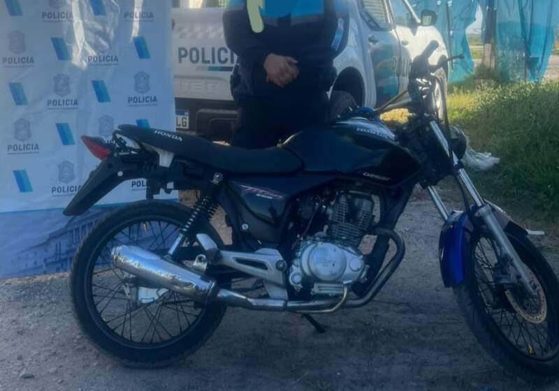 Secuestraron una moto sin documentación en Mar de Cobo