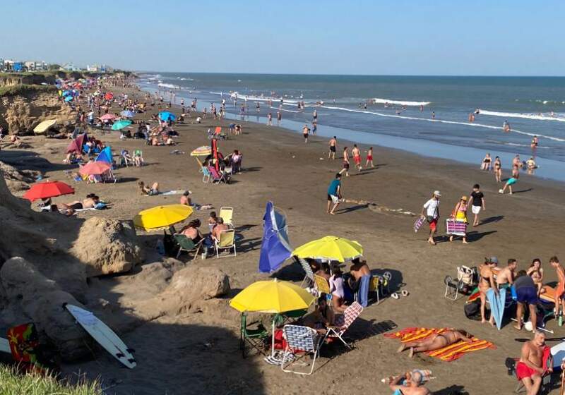 El SMN anticipó el regreso del calor en la costa de Mar Chiquita