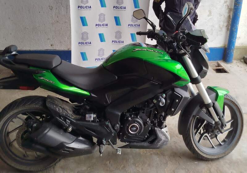 Hallaron una moto robada en Coronel Vidal
