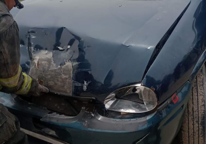 Ocurrió este sábado pasado el mediodía a la altura del kilómetro 502. Trabajaron Bomberos, Defensa Civil y personal del sistema de Salud de Santa Clara.