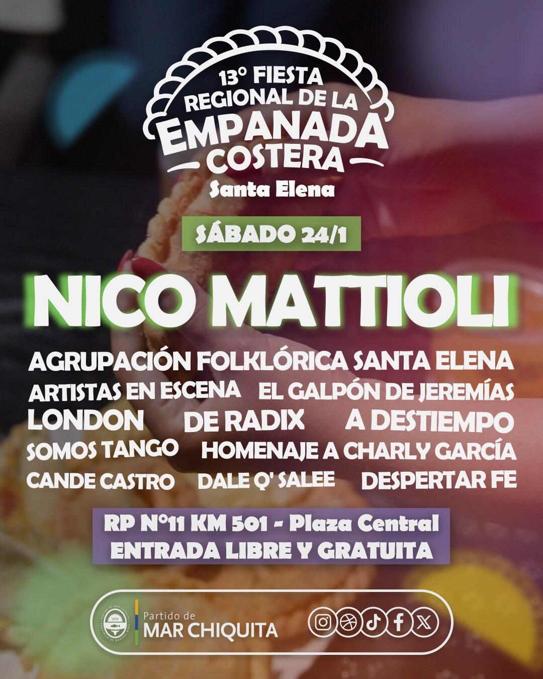 Santa Elena se prepara para la 13ª Fiesta Regional de la Empanada Costera