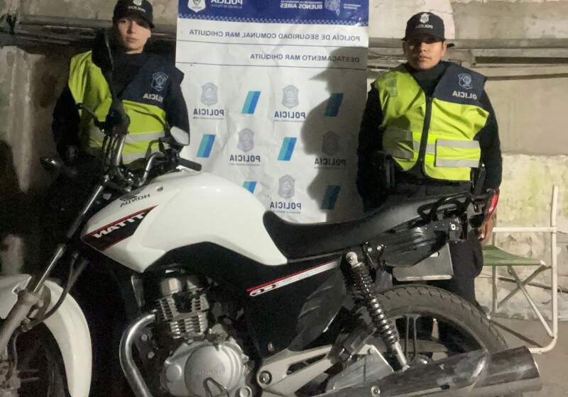 Un turista quedó multado y sin su moto tras una infracción en Mar de Cobo
