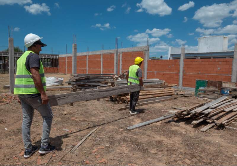 Reactivaron la construcción del edificio de la Escuela Técnica Nº 2 de Camet Norte
