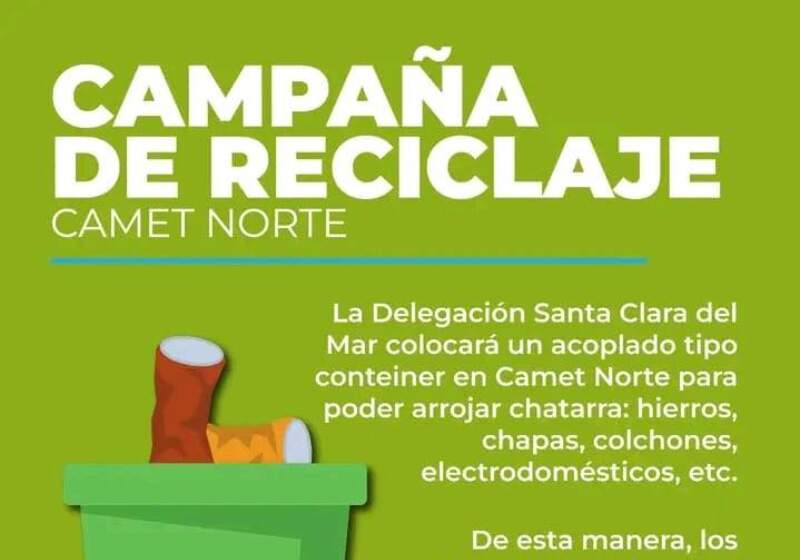 La Delegación informó que el acoplado instalado en la zona recibe chatarra y que los recipientes disponibles quedan destinados solo a residuos domiciliarios.