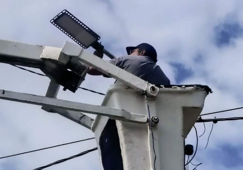 Desde la Delegación a cargo de Matías Jara, se informó de trabajos de limpieza, recolección y recambio de luminarias en distintos sectores.