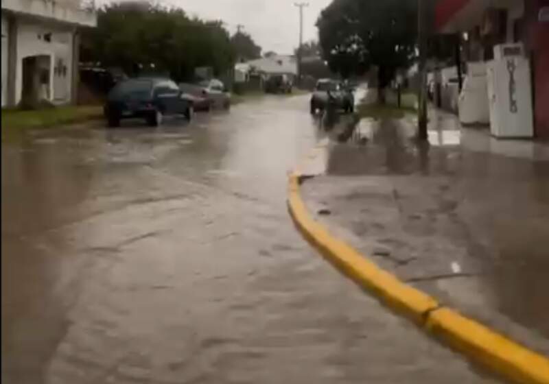 Un fuerte temporal afectó distintas zonas de la costa de Mar Chiquita