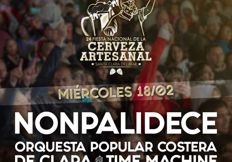 Nonpalidece se presenta este miércoles en la Fiesta de la Cerveza Artesanal