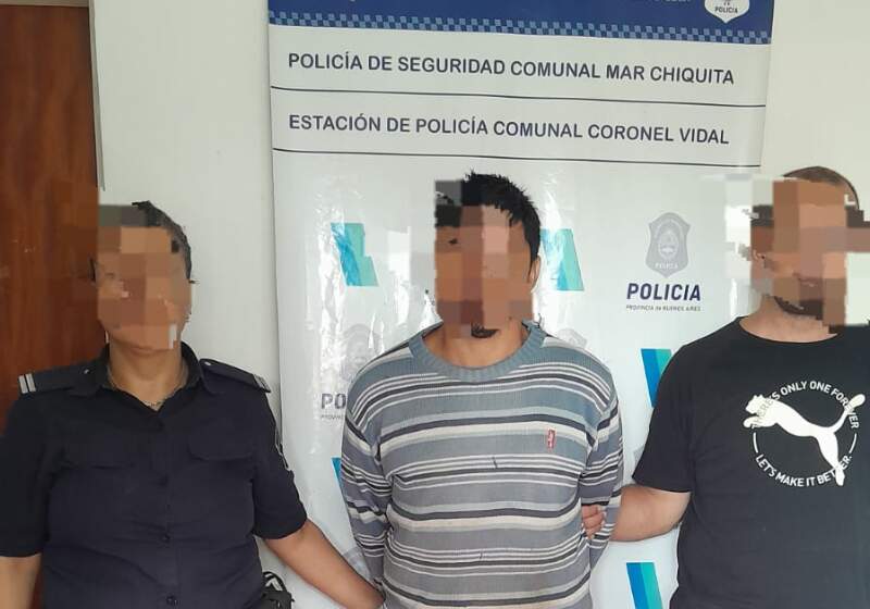 Aprehenden a un hombre en Coronel Vidal tras un allanamiento por falsa denuncia