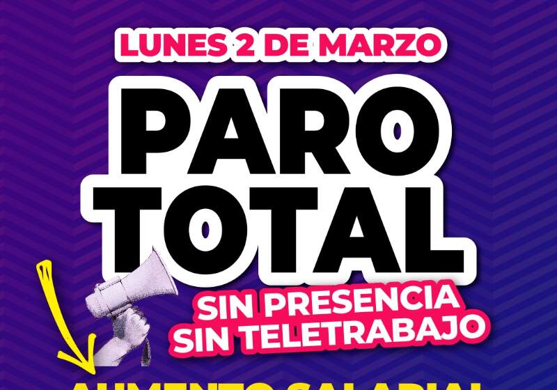 La AJB convocó a un paro total para el lunes 2 de marzo