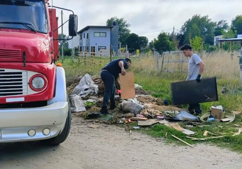 Intensificaron tareas de limpieza en distintos sectores de Costa Sur