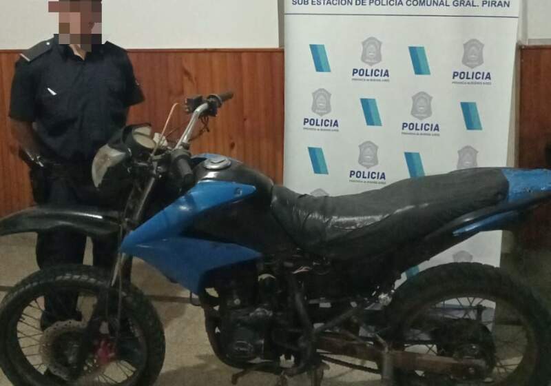 Personal de la Subcomisaría local encontró el rodado denunciado en el CPR y lo puso a disposición de la Fiscalía Descentralizada.