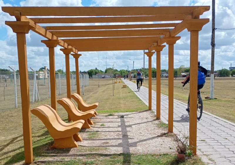 La Delegación Vivoratá realizó tareas de mejora en espacios públicos