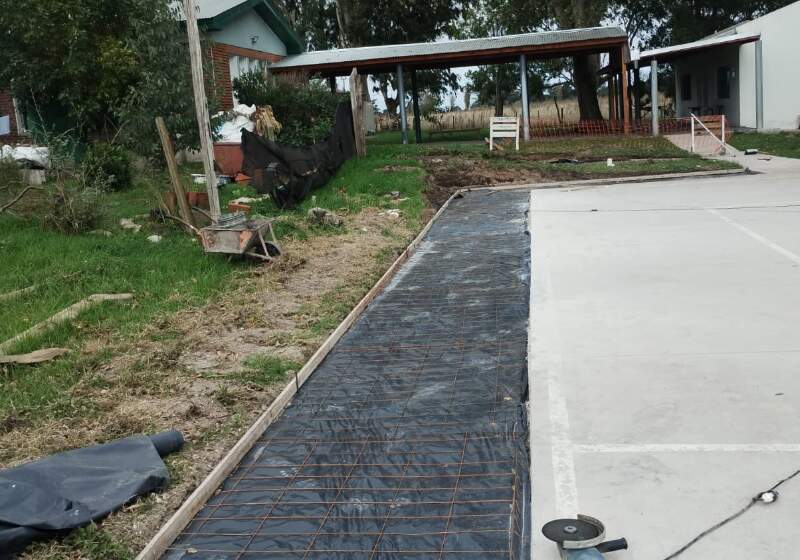 Avanzan las obras en la Escuela Secundaria N° 7 de Balneario Parque