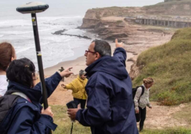 Demarcan la línea de ribera en el sur de Mar del Plata y podría impactar en Mar Chiquita