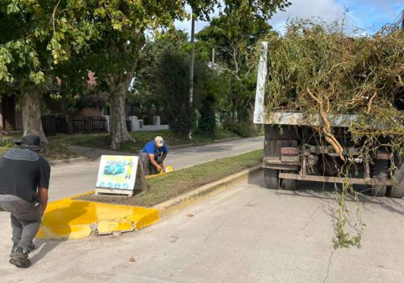 Trabajos de puesta en valor de la Avenida Mentón