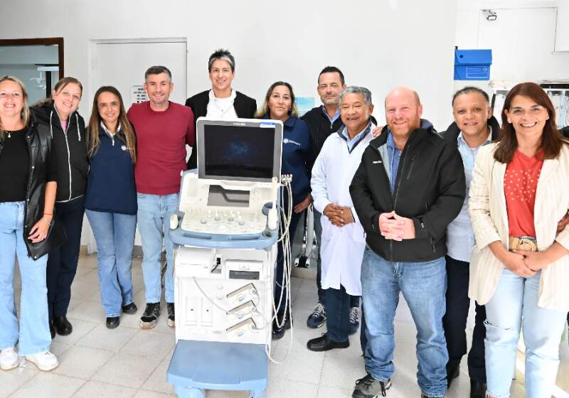 Wischnivetzky presentó el nuevo servicio de ecografías en el CAPS de Vivoratá