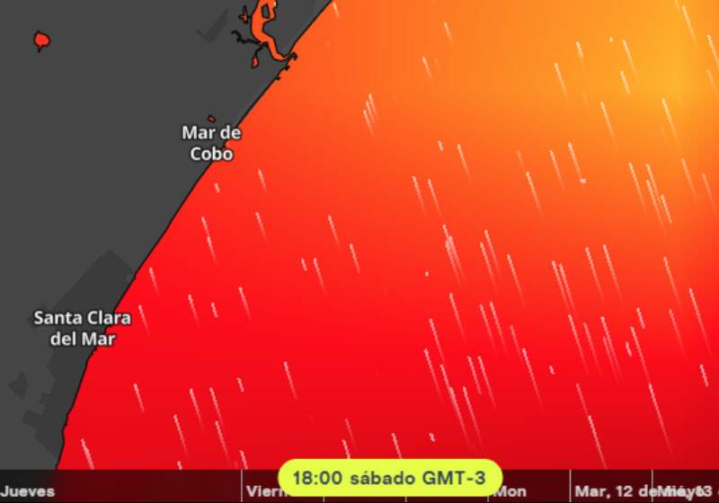 Advirtieron por una sudestada de intensidad excepcional en Mar Chiquita