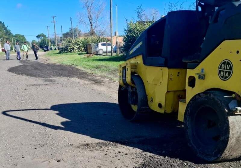 El municipio completó los trabajos de bacheo en La Caleta