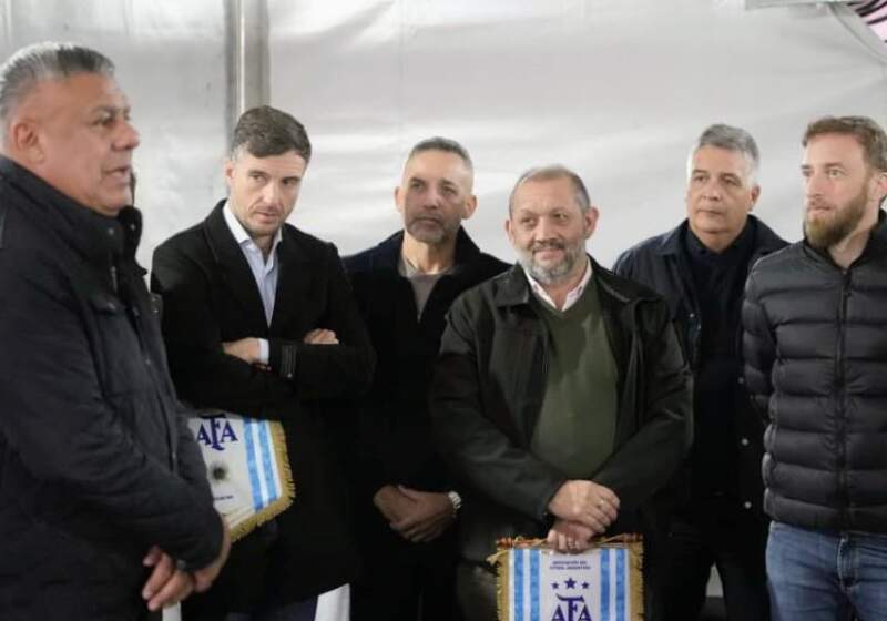 Tapia anunció apoyo de la AFA a los municipios para organizar espacios públicos de aliento a la Selección