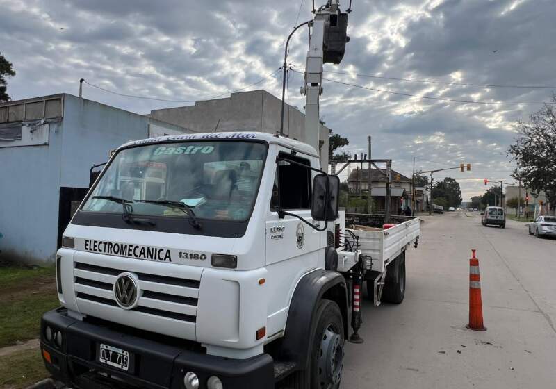 La Delegación Santa Clara mejoró el alumbrado en un tramo de la Avenida Montevideo
