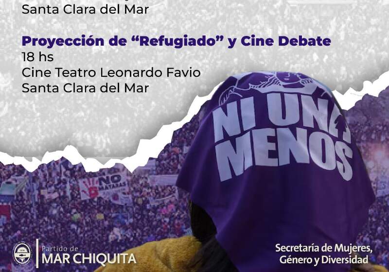 El municipio anunció propuestas de reflexión y movilización en Mar de Cobo y Santa Clara bajo la consigna “Vivas, libres y sin miedo”.