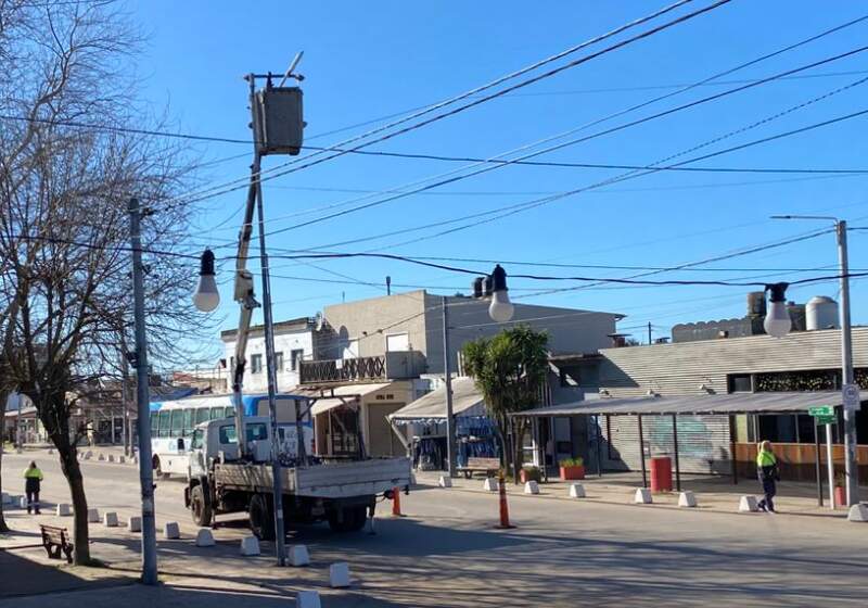 Se reemplazaron luminarias y se intervino el corredor entre la rotonda del Contrabandista y avenida Río de Janeiro.