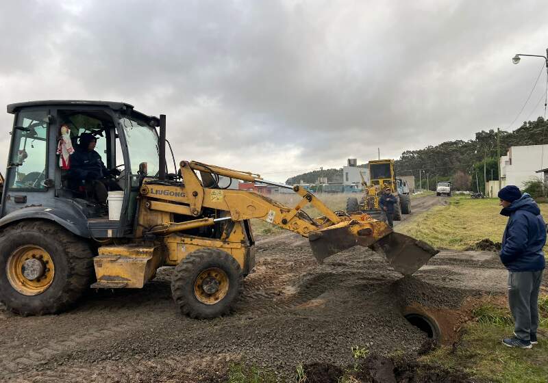 Se intervinieron calles y desagües para optimizar la circulación y el escurrimiento pluvial.