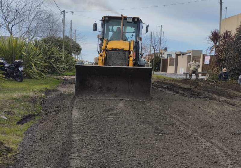 La Delegación Santa Clara ejecutó tareas de zanjeo en Camet Norte