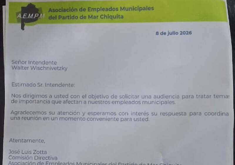 La Asociación de Empleados Municipales solicitó una nueva audiencia con el intendente