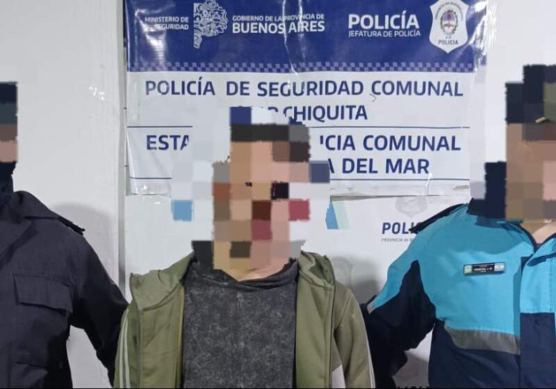 Aprehendieron a un sujeto tras intentar ingresar a una vivienda en Santa Clara