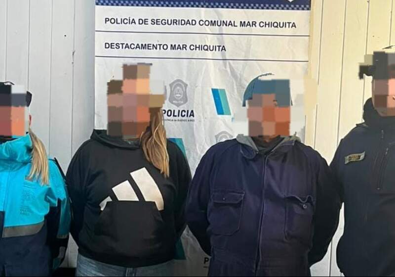 Intervino personal de la Policia Comunal de la costa norte de Mar Chiquita. Se secuestraron dos desmalezadoras.