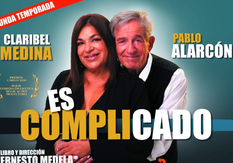 Claribel Medina y Pablo Alarcón llegan al teatro de Santa Clara