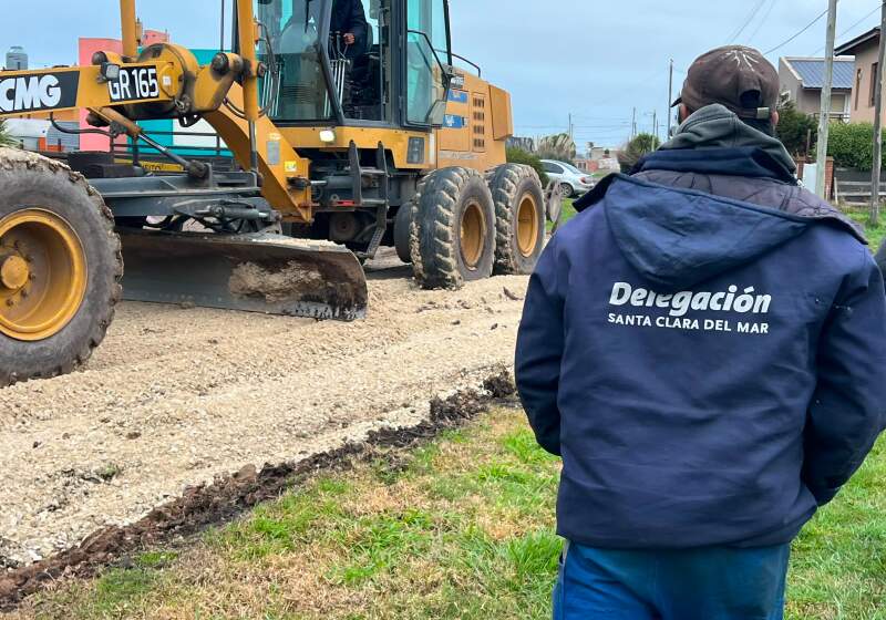 La Delegación ejecutó nuevas tareas de mejora vial en Camet Norte